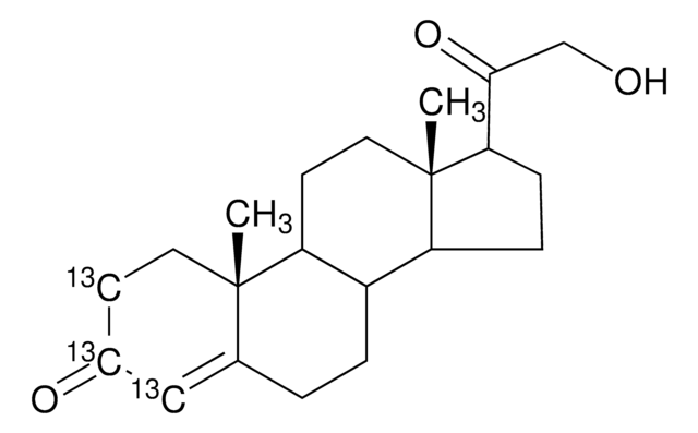 11-Deoxycorticosterone-2,3,4-¹³C? solution
