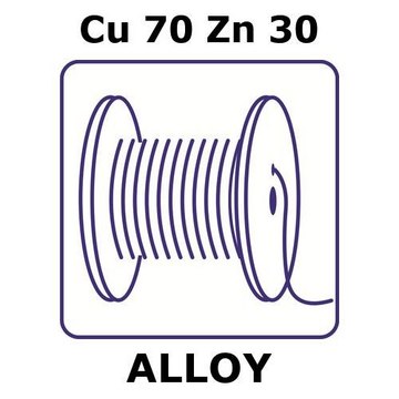 BRASS ALLOY, CU70ZN30, 5M WIRE,