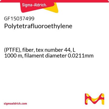 POLYTETRAFLUOROETHYLENE, (PTFE), FIBER,&