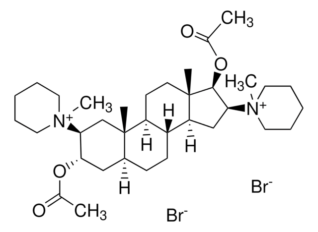 Pancuronium bromide for system suitability
