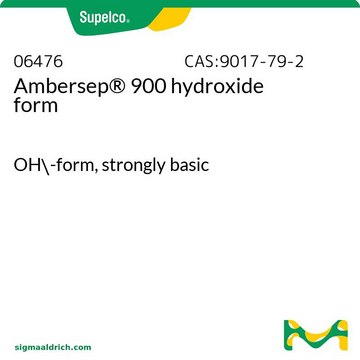 Ambersep® 900 hydroxide form