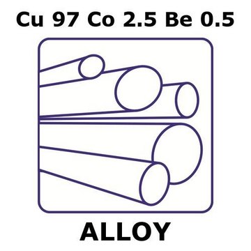 COPPER/COBALT/BERYLLIUM, ROD,CU 97%/CO &