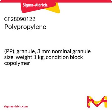 POLYPROPYLENE, (PP), GRANULE, NOMINAL G&
