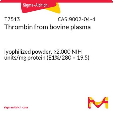 Thrombin from bovine plasma