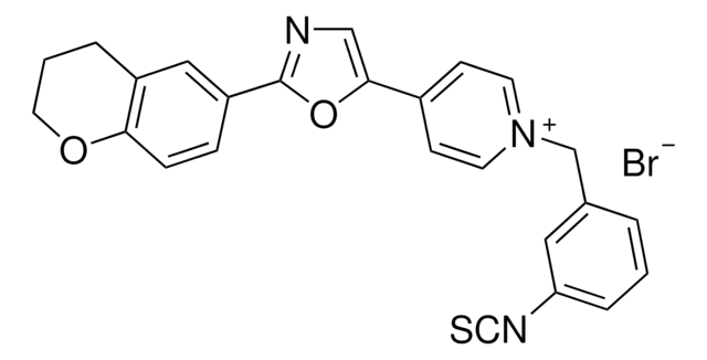 1-(3-Isothiocyanatobenzyl)-4-[2-(3,4-dihydro-2H-1-benzopyran-6-yl)-5-oxazolyl]pyridinium bromide