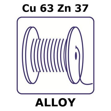 BRASS ALLOY, CU63ZN37, 1000M WIRE,