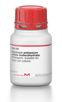 Aluminum potassium sulfate dodecahydrate