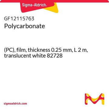 POLYCARBONATE, (PC), FILM, THICKNESS 0.&
