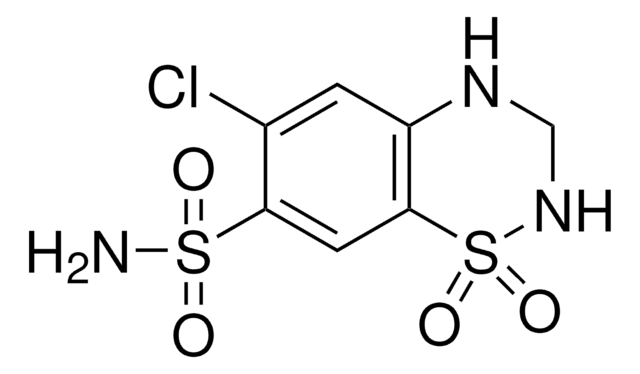 Hydrochlorothiazide for peak identification