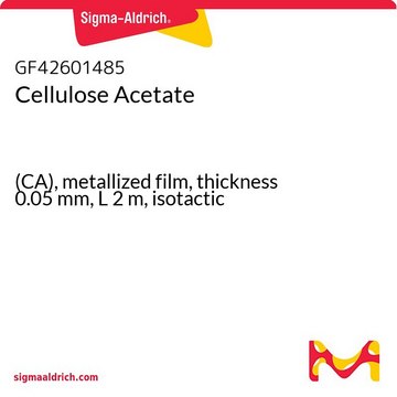 CELLULOSE ACETATE, (CA), METALLIZED FIL&