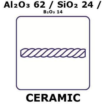 ALUMINA/SILICA/BORIA, FIBER,AL2O3 62%/S&