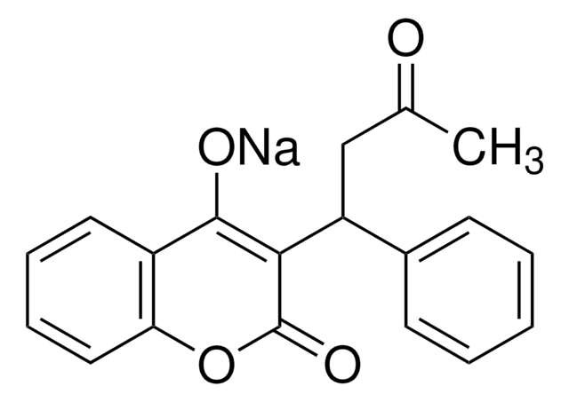 Warfarin sodium clathrate