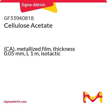 CELLULOSE ACETATE, (CA), METALLIZED FIL&