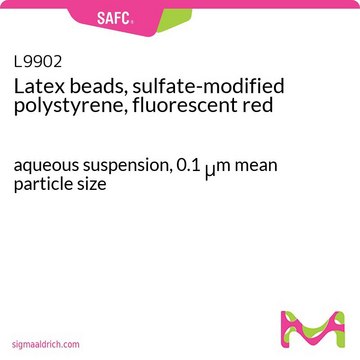 Latex beads, sulfate-modified polystyrene, fluorescent