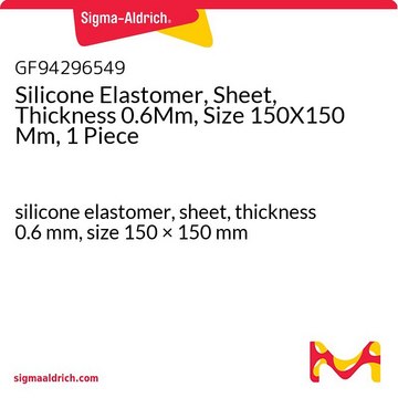 SILICONE ELASTOMER, SHEET, THICKNESS 0.&