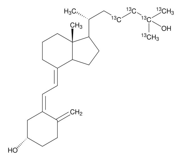 25-Hydroxyvitamin D3-23,24,25,26,27-¹³C? solution