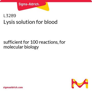 Lysis solution for blood