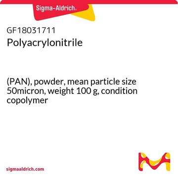 POLYACRYLONITRILE, (PAN), POWDER, MEAN &