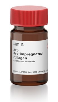 Azo dye-impregnated collagen