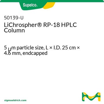 LICHROSPHER RP18-5 ENDCAP 250 X