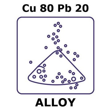 COPPER-LEAD ALLOY, CU80PB20, POWDER, 15&