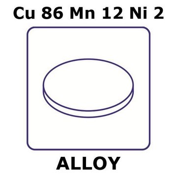 MANGANIN - RESISTANCE ALLOY, CU86MN12N
