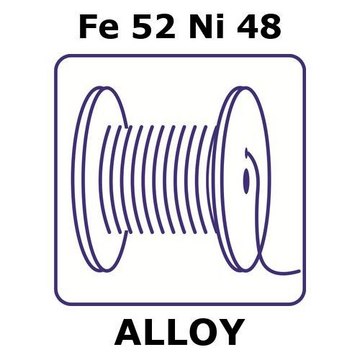 IRON-NICKEL ALLOY, FE52NI48, 200M WIRE,&
