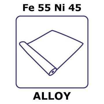 IRON-NICKEL ALLOY, FE55NI45, FOIL, 1M