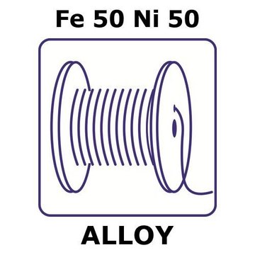IRON-NICKEL ALLOY, FE50NI50, 10M WIRE,
