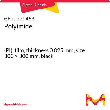 POLYIMIDE, (PI), FILM, THICKNESS 0.025M&