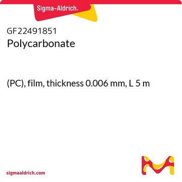 POLYCARBONATE, (PC), FILM, THICKNESS 0.&