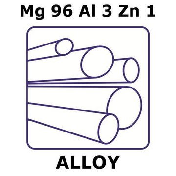 MAGNESIUM-ALUMINUM-ZINC ALLOY, MG96AL3Z&