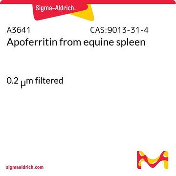 Apoferritin from equine spleen