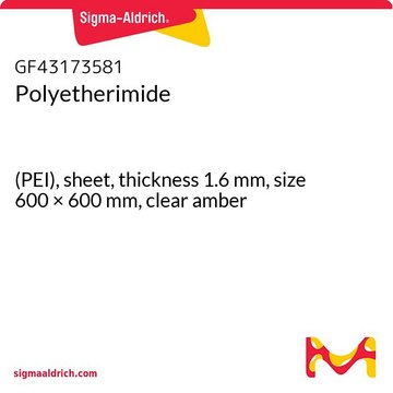 POLYETHERIMIDE, (PEI), SHEET, THICKNESS&