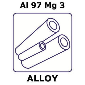 ALUMINUM-MAGNESIUM ALLOY, AL97MG3, 1000&