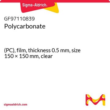 POLYCARBONATE, (PC), FILM, THICKNESS 0.&