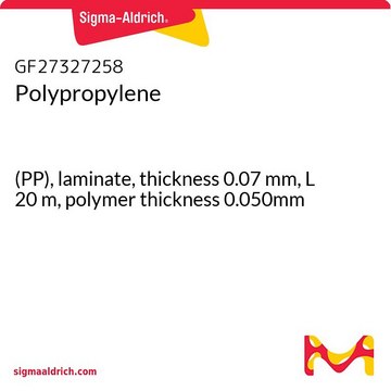 POLYPROPYLENE, (PP), LAMINATE, THICKNES&
