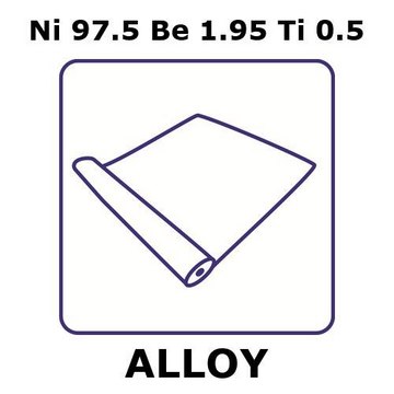 NICKEL-BERYLLIUM-TITANIUM ALLOY, NI97.5&