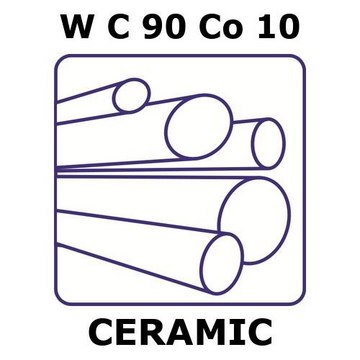 TUNGSTEN CARBIDE/COBALT (CO 10%), ROD,W&