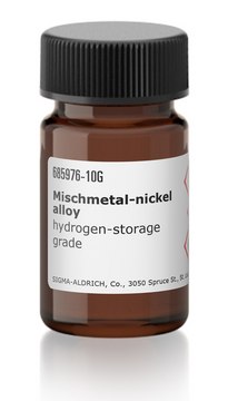 MISCHMETAL-NICKEL ALLOY, HYDROGEN-STORA&