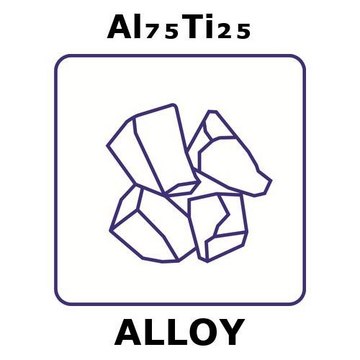 ALUMINUM-TITANIUM ALLOY, AL75TI25, 100G&