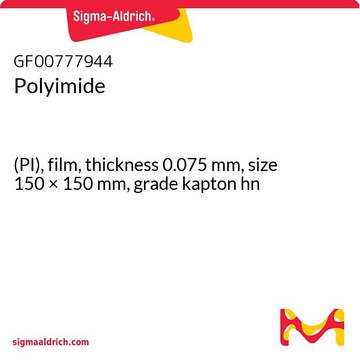 POLYIMIDE, (PI), FILM, THICKNESS 0.075M&