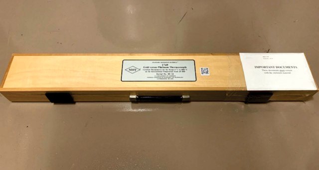 GOLD VERSUS PLATINUM THERMOCOUPLE