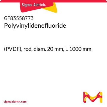 POLYVINYLIDENEFLUORIDE, (PVDF), ROD, DI&