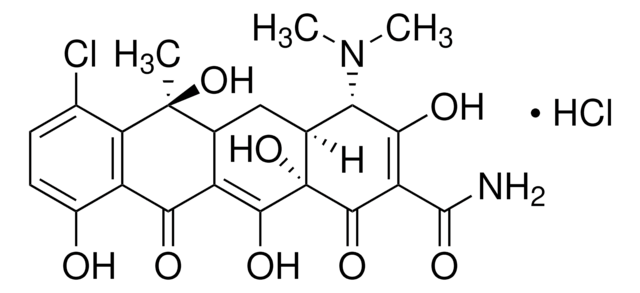 Chlortetracycline for system suitability