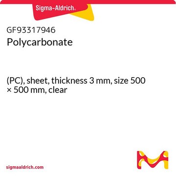 POLYCARBONATE, (PC), SHEET, THICKNESS 3&