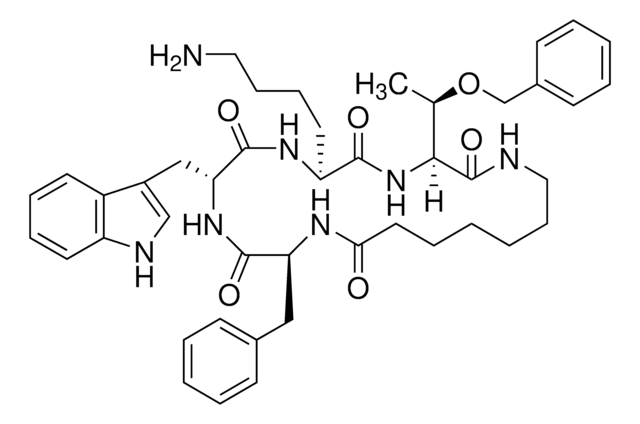 Cyclo(7-aminoheptanoyl-Phe-?-Trp-Lys-Thr[Bzl])