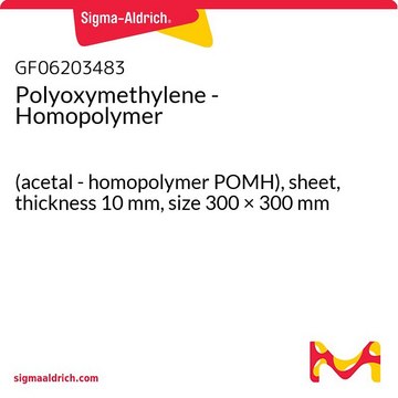 POLYOXYMETHYLENE - HOMOPOLYMER, (ACETAL&