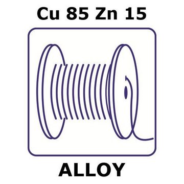 GILDING METAL ALLOY, CU85ZN15, 20M