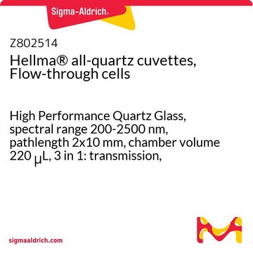 HELLMA(R) ALL-QUARTZ CUVETTES, FLOW-THRO